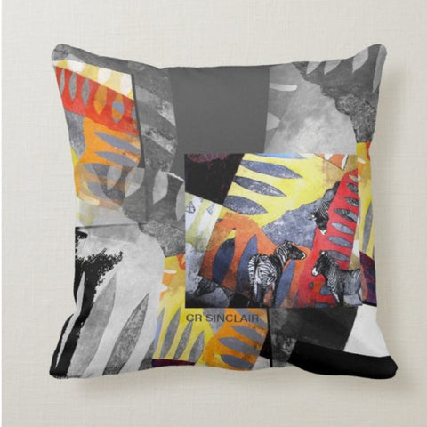 Rug Design Pillow Cover|Southwest Cushion Case|Decorative Aztec Print Pillow Top|African Tribal Home Decor|Farmhouse Style Ethnic Pillowcase