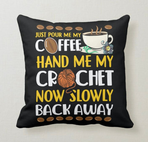 Coffee Pillow Covers|Books and Coffee Cushion Case|Decorative Coffee Lumbar Pillow | I love Coffee Home Decor|Housewarming Boho Throw Pillow