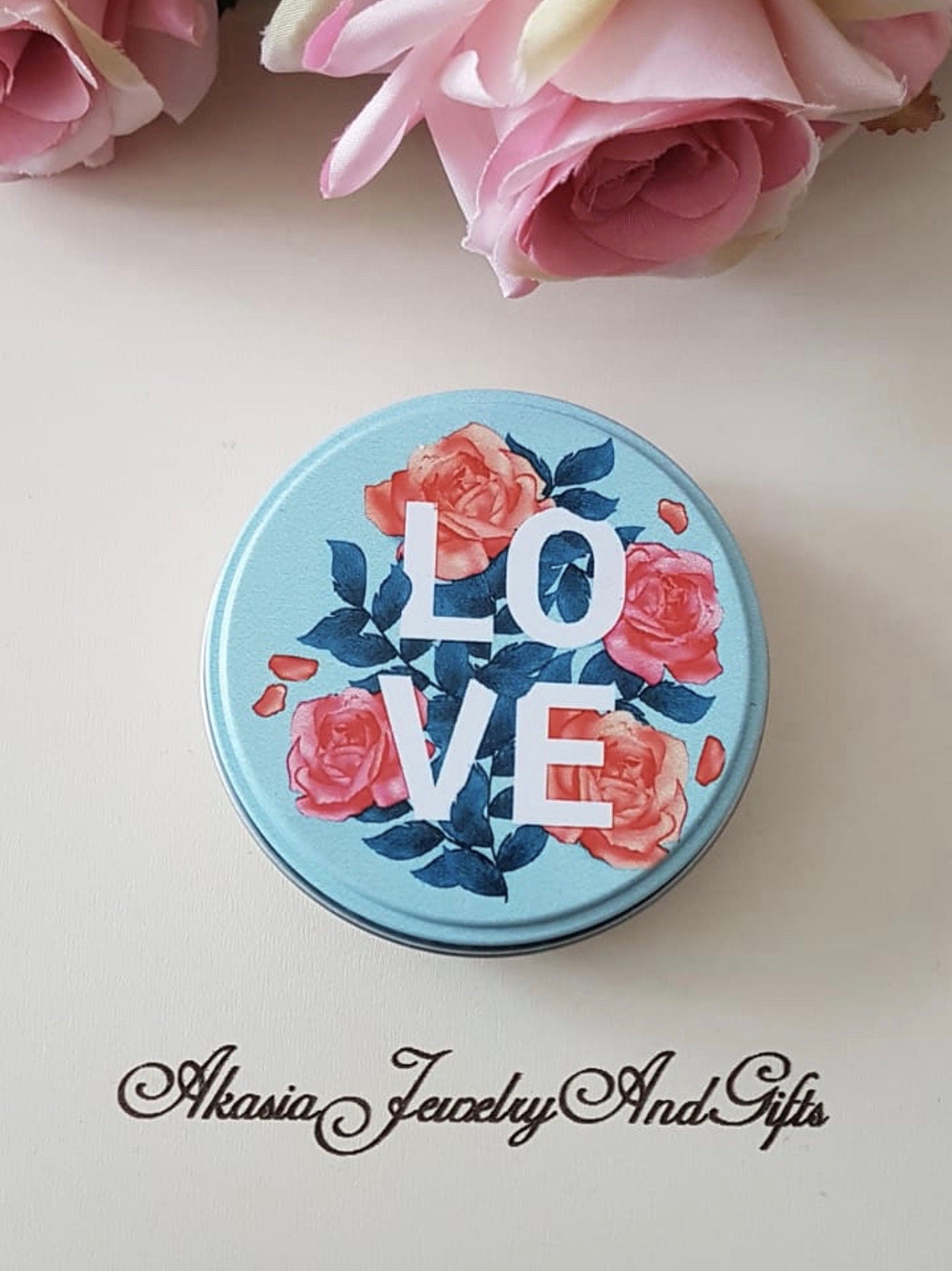 Set of 4 Love Themed Metal Gift Box – Akasia