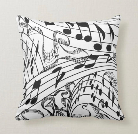 Music Love Pillow Covers|Violin Cushion Case|Valentine&