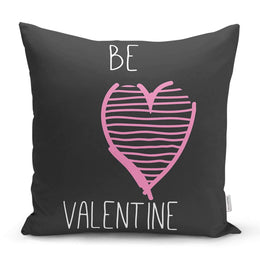 Love Throw Pillow Cover|Valentine&#39;s Day Pillow Case|Romantic XOXO Decor|Be Mine Heart Happy Valentine&#39;s Day Accent Pillow|Love You Tender
