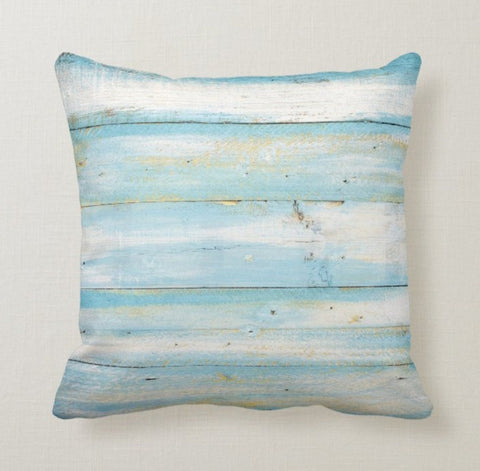 Beach House Pillow Case|Seashells Pillow Cover|Decorative Nautical Cushions|Coastal Throw Pillow|Octopus Home Decor|Beach Love Lumbar Pillow