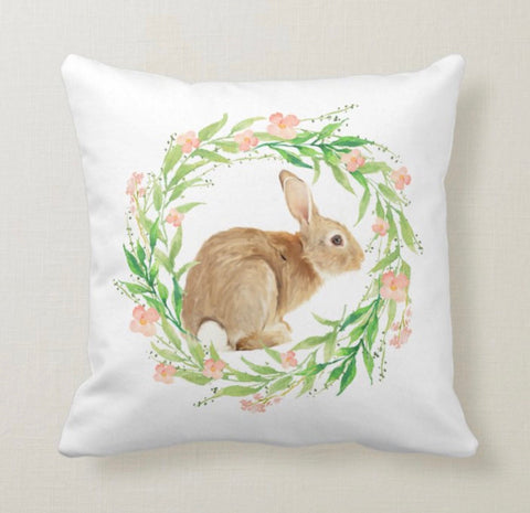 Easter Pillow Covers|Happy Easter Cushion Case|Decorative Easter Egg Throw Pillow|Cute Bunny Chick Easter Decor|Spring Farmhouse Pillow Top