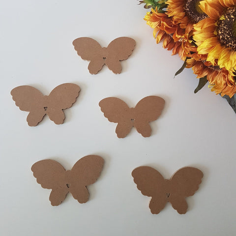 Set of 5 Unfinished Wooden Butterfly|Wooden Toy|Ready to Paint, Decoupage|Custom Unfinished Wood DIY Supply|Wooden Art|Housewarming Gift