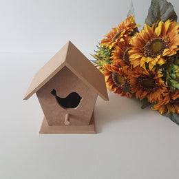 Unfinished Wooden Bird Shaped House|Ready to Paint, Varnish, Decoupage|Custom Unfinished Wood DIY Supply|Handcraft|Housewarming Gift