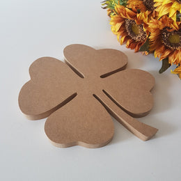 Unfinished Wooden Clover Shaped Plate|Wooden Decor|Ready to Paint, Varnish, Decoupage|Custom Raw Wooden DIY Supply|Art|Housewarming Gift