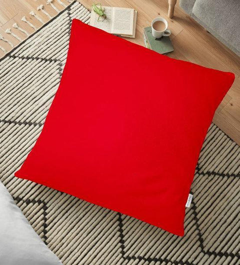 Single Color Floor Pillow Cover|Modern Floor Cushion Case|Gray Floor Cushion Cover|Red Cushion Case|Turquoise Pillow Case|Pink Floor Cushion