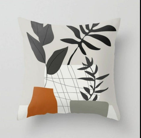 Abstract Pillow Cover|Floral Cushion Case|Decorative Pillow Case|Bedding Home Decor|Housewarming Colorful Cozy Decor|Outdoor Pillow Cover