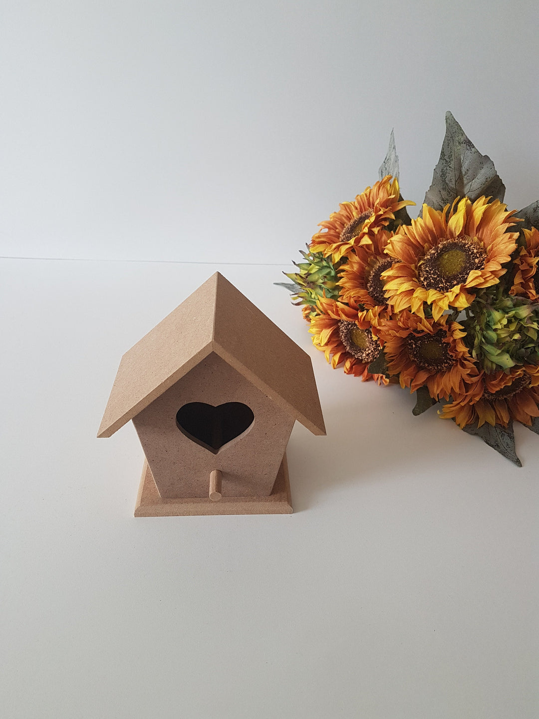 Unfinished Wooden Heart Shaped House|Wooden Decor|Ready to Paint, Varnish, Decoupage|Custom Unfinished Wood DIY Supply|Wood Art|Housewarming