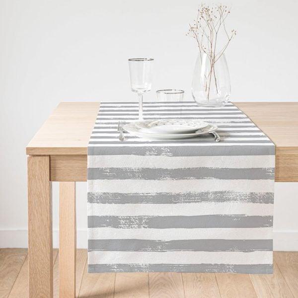 Striped Suede Table Runner|Colorful Stripes Tabletop|Decorative Tablecloth|Modern Home Decors|Psychedelic Style Runners|Suede Table Runners