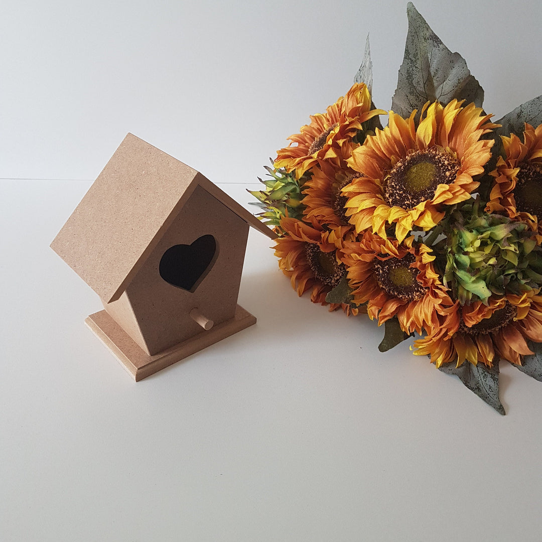 Unfinished Wooden Heart Shaped House|Wooden Decor|Ready to Paint, Varnish, Decoupage|Custom Unfinished Wood DIY Supply|Wood Art|Housewarming