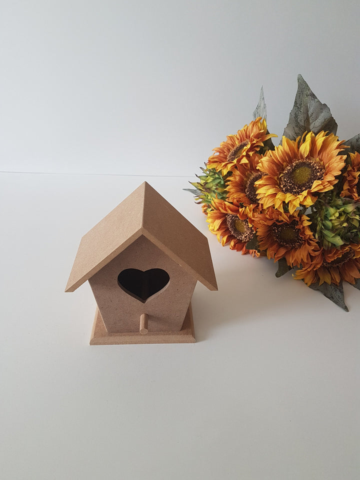 Unfinished Wooden Heart Shaped House|Wooden Decor|Ready to Paint, Varnish, Decoupage|Custom Unfinished Wood DIY Supply|Wood Art|Housewarming