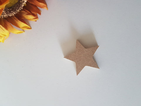 Set of 5 Unfinished Wooden Star| Wooden Decor|Ready to Paint, Decoupage|Custom Unfinished Wood DIY Supply|Wooden Art|Housewarming Gift