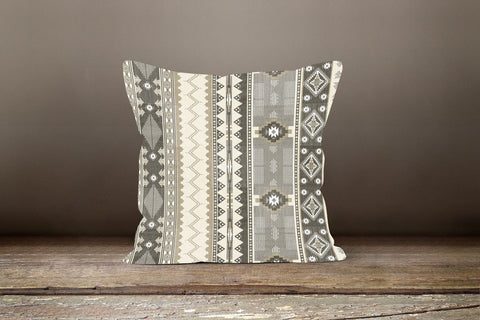 Rug Design Pillow Cover|Terracotta Southwestern Cushion Case|Decorative Aztec Print Ethnic Home Decor|Farmhouse Style Geometric Pillows Case