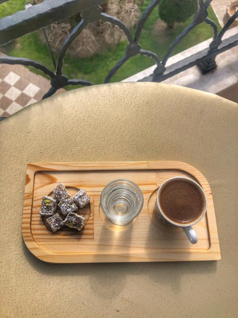 Wooden Coffee Presentation Plate |Wooden Decor|Nut Platter|Serving Tray|Wooden Plate with Sections|Gift for her|Wood Art|Housewarming Gift