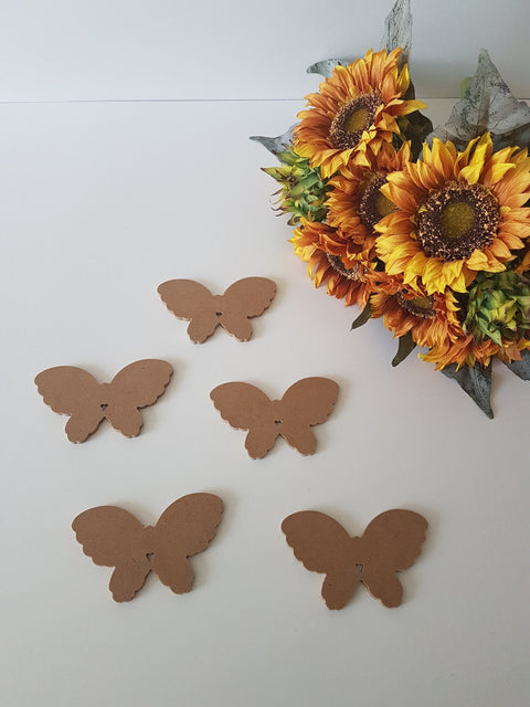 Set of 5 Unfinished Wooden Butterfly|Wooden Toy|Ready to Paint, Decoupage|Custom Unfinished Wood DIY Supply|Wooden Art|Housewarming Gift