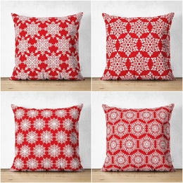 Lace Pattern Pillow Cover|Geometric Design Suede Pillow Case|Decorative Pillow Case |Red Home Decor|Farmhouse Style Authentic Pillow Case
