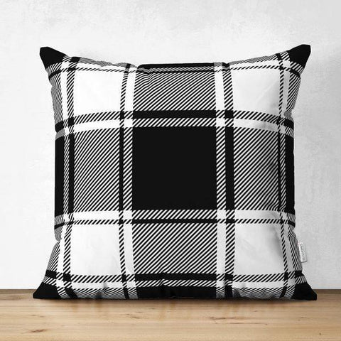 Plaid Pillow Cover|Geometric Pattern Home Decor|Check Pattern Cushion Cases|Decorative Pillow Cases|Rustic Home Decor|Tartan Chequer Pillows