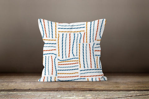 Decorative Pillow Covers|Modern Pattern Cushion Case|Abstract Design Home Decor|Farmhouse Style Geometric Pillow Case|Striped Pillow Cover