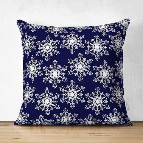 Lace Pattern Pillow Cover|Geometric Design Suede Pillow Case|Decorative Pillow Case |Blue Home Decor|Farmhouse Style Authentic Pillow Case