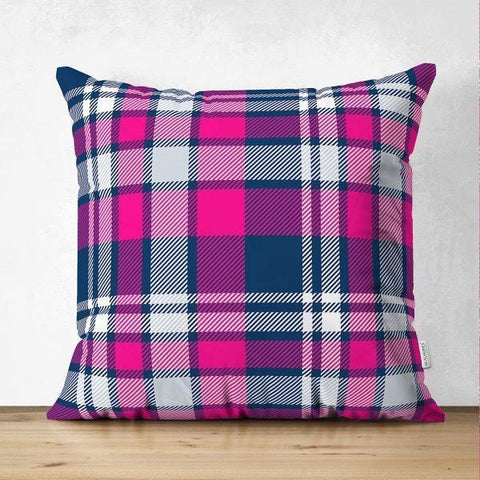 Plaid Pillow Cover|Check Pattern Cushion Cases|Decorative Pillow Cases|Geometric Pattern Home Decors|Rustic Home Decor|Tartan Chequer Pillow