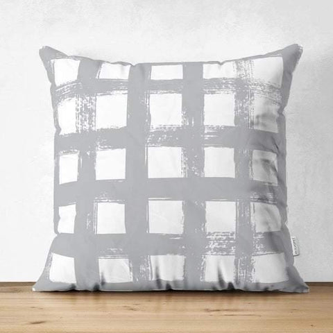 Plaid Pillow Cover|Tartan Chequer Pillows|Check Pattern Cushion Cases|Geometric Pattern Home Decor|Decorative Pillow Case |Rustic Home Decor