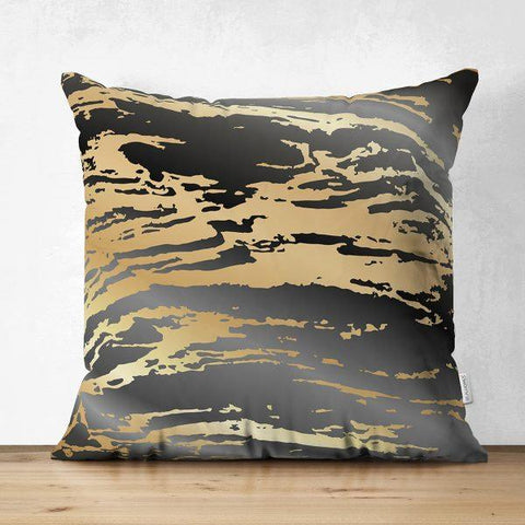 Abstract Pillow Cover|Modern Design Suede Pillow Case|Black Beige Home Decor|Decorative Pillow Case|Farmhouse Style Authentic Pillow Case