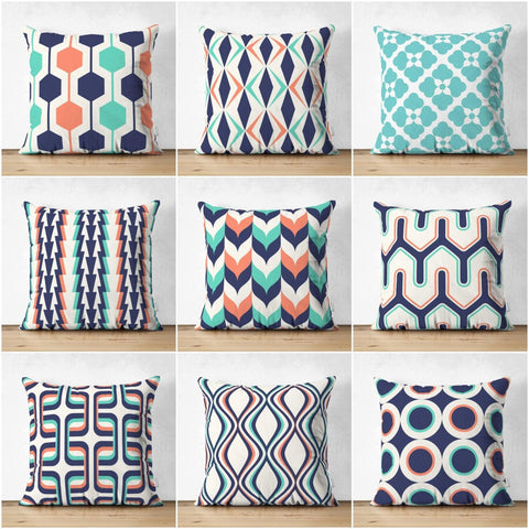 Geometric Pillow Cover|Modern Design Suede Pillow Case|Abstract Cushion Cover|Decorative Pillow Case|Farmhouse Style Authentic Pillow Case