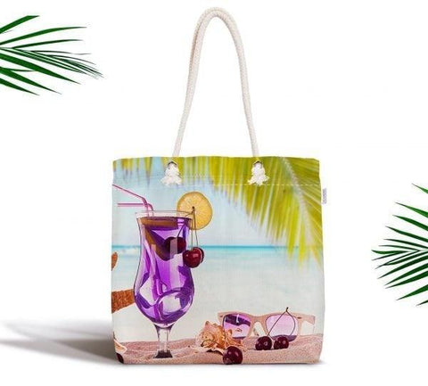 Coastal Shoulder Bag|Starfish Fabric Handbag|Sea Side Camping Handbag|Marine Beach Tote Bag|Digital Print Messenger Bag|Summer Trend Bag