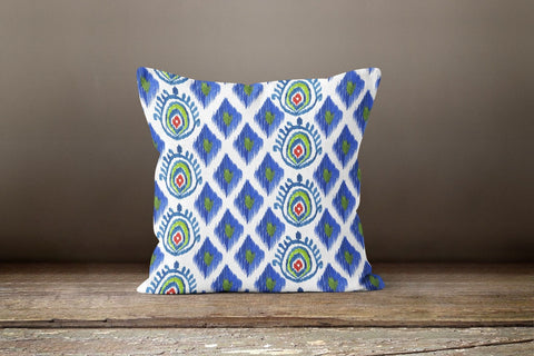 IKAT Design Pillow Cover|Southwestern Style Cushion Cases|Decorative and Ethnic Home Decor|Geometric Farmhouse Pillow Case|Modern Pillow Top