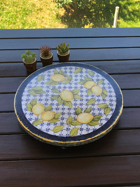 Hand Painted Wooden Tray|Wooden Decor|Custom Table Decor|Acrylic Paint|Serving Tray|Home Decor|Gift for Women|Wood Art|Housewarming Gift