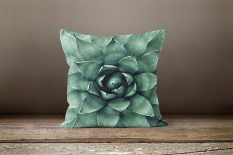 Floral Pillow Cover|Succulent Pillow Cover|Green and Purple Pillow Case|Decorative Cushion Case|Bedding Home Decor|Housewarming Pillow Cover