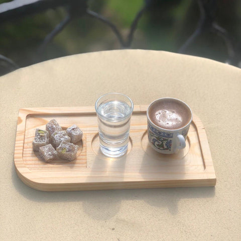 Wooden Coffee Presentation Plate |Wooden Decor|Nut Platter|Serving Tray|Wooden Plate with Sections|Gift for her|Wood Art|Housewarming Gift