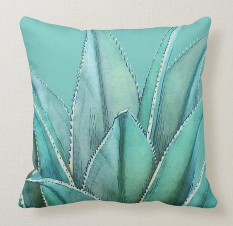 Floral Pillow Cover|Green Plants Pillow Cover|Floral Cushion Case|Decorative Leaves Pillow|Bedding Home Decor|Housewarming Outdoor Pillow