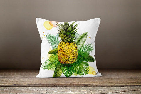 Pineapple Pillow Cover|Fruit Cushion Case|Decorative Lumbar Pillow Case|Tropical Home Decor|Housewarming Gift|Pineapple Throw Pillow Case
