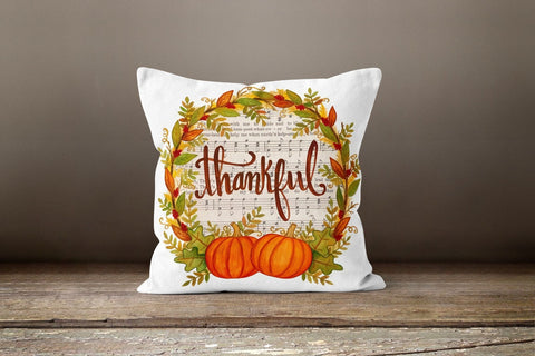 Fall Trend Pillow Cover|Hello Fall Cushion Case|Orange and Turquoise Pumpkin Throw Pillow|Halloween Home Decor|Housewarming Farmhouse Pillow