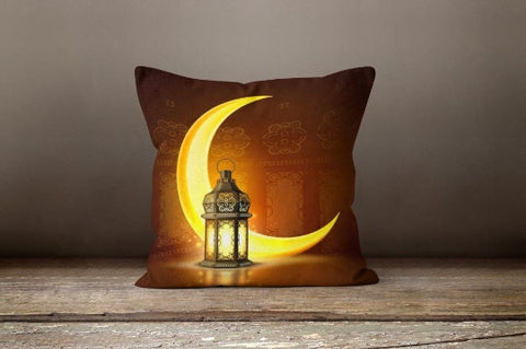 Islamic Pillow Covers|Religious Cushion Case|Mystical Ambient Home Decor|Decorative Pillow|Gift for Muslim Community|Religious Motif Cover