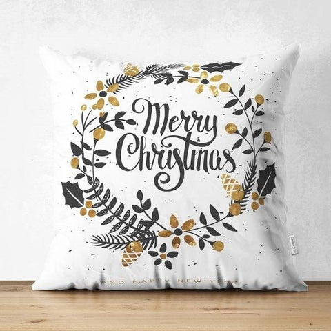 Christmas Pillow Cover|Merry Christmas Home Decor|Suede Winter Trend Pillow Case|Housewarming Xmas Gift Idea|Christmas Throw Pillow Cover