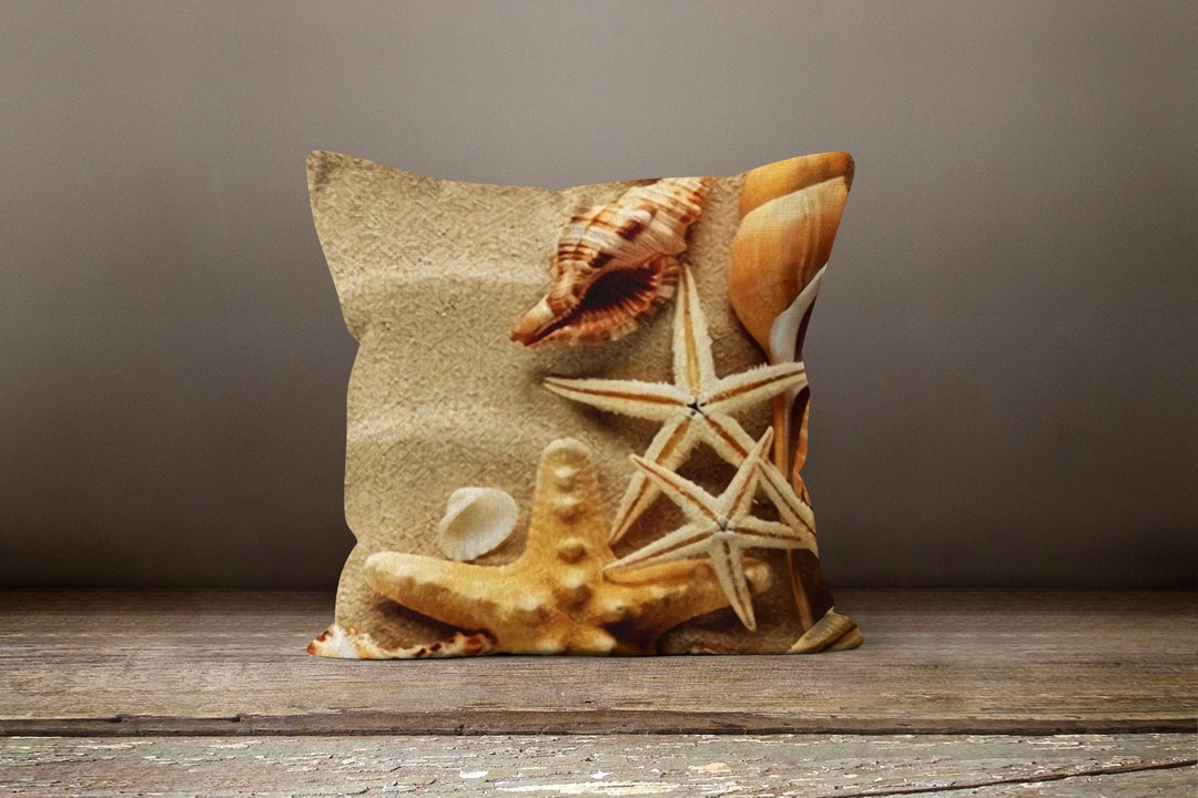 Nautical Cushion Starfish Pillow Covers Navy Blue Marine Pillow