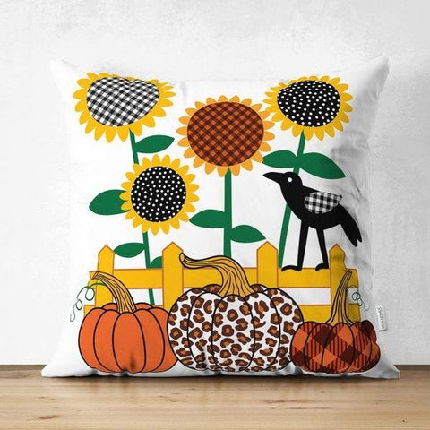 Fall Trend Pillow Cover|Suede Autumn Cushion Case|Pale Color Leaves Throw Pillow|Decorative Pillow Case|Farmhouse Thanksgiving Pillow Cover