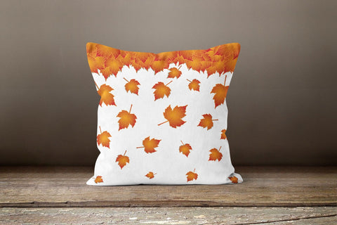 Fall Trend Pillow Cover|Autumn Tree Cushion Case|Orange Leaves Throw Pillow|Housewarming Autumn Plaid Home Decor|Farmhouse Style Pillow Top
