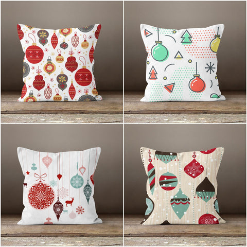 Christmas Pillow Cover|Xmas Cushion Case|Winter Trend Home Decor|Xmas Gift Ideas|Winter Throw Pillow Cover|Christmas Tree Ornament Pillows