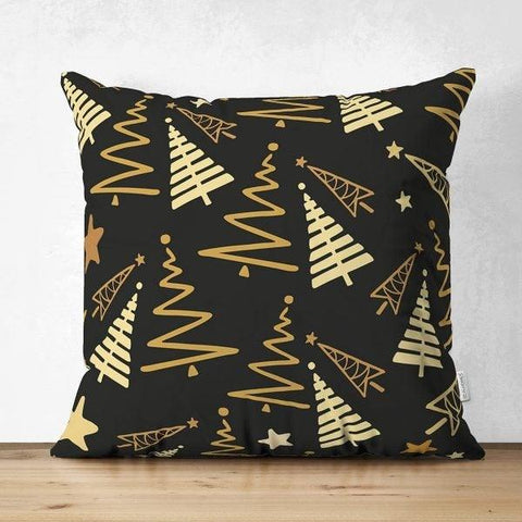Winter Pillow Cover|Pine Tree Home Decor|Suede Winter Pillow Case|Housewarming Xmas Gift Idea|Pine Tree Throw Pillow Cover|Farmhouse Pillow