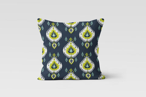 IKAT Design Pillow Cover|Southwestern Style Cushion Cases|Decorative and Ethnic Home Decor|Geometric Farmhouse Pillow Case|Modern Pillow Top