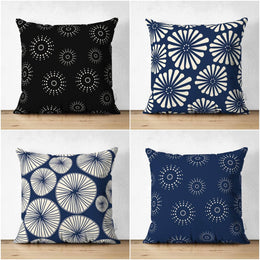 Geometric Pillow Cover|Modern Design Suede Pillow Case|Abstract Round Shapes|Decorative Pillow Case|Farmhouse Style Authentic Pillow Case