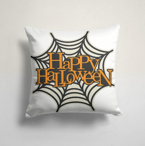 Halloween Pillow Case|Spider Web Pillow Top|Scary Pumpkin Case|Happy Halloween Throw Pillow|Carved Pumpkin Home Decor|Pumpkin Pillow Sham