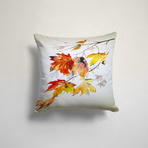 Fall Trend Pillow Cover|Autumn Tree Cushion Case|Dry Leaves Throw Pillow|Decorative Cushion Case|Housewarming Farmhouse Outdoor Pillow Case