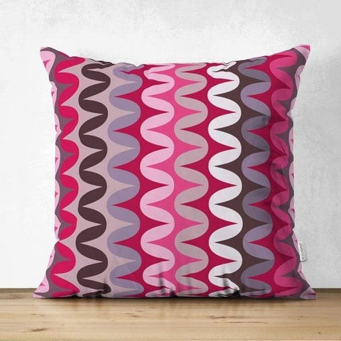 Geometric Pillow Cover|Modern Design Suede Pillow Case|IKAT Design Home Decor|Decorative Pillow Case|Farmhouse Style Authentic Pillow Case