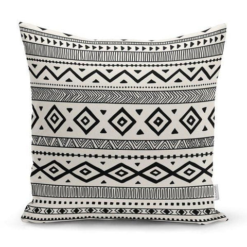 Nordic Scandinavian Pillow Cover|Southwestern Cushion Case|Rug Design Throw Pillow Case|Aztec Print Ethnic Home Decor|African Tribal Pillow