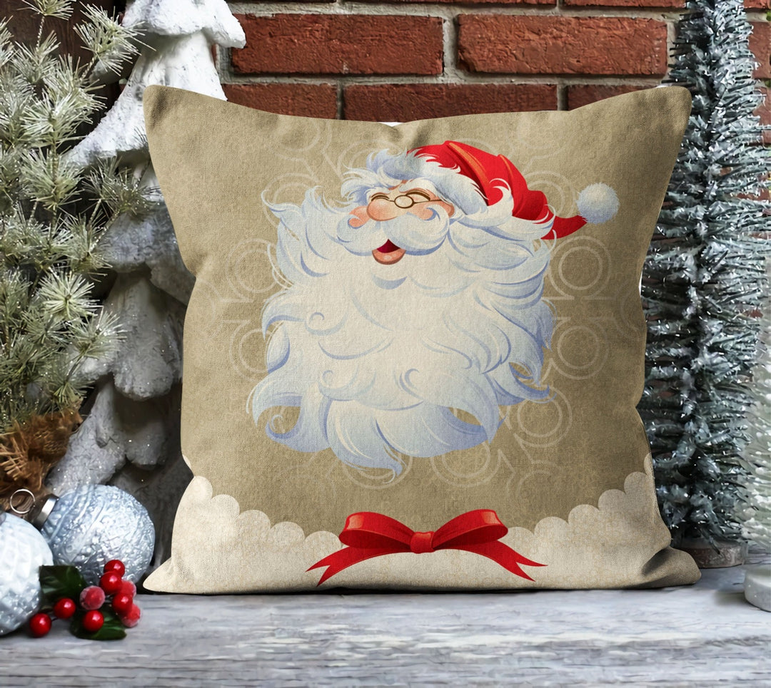 Christmas Pillow Covers|Dwarf Santa Gnome Pillow|Decorative Winter Pillow Case|Xmas Throw Pillow Top|Xmas Gift Ideas|Christmas Tree Decor